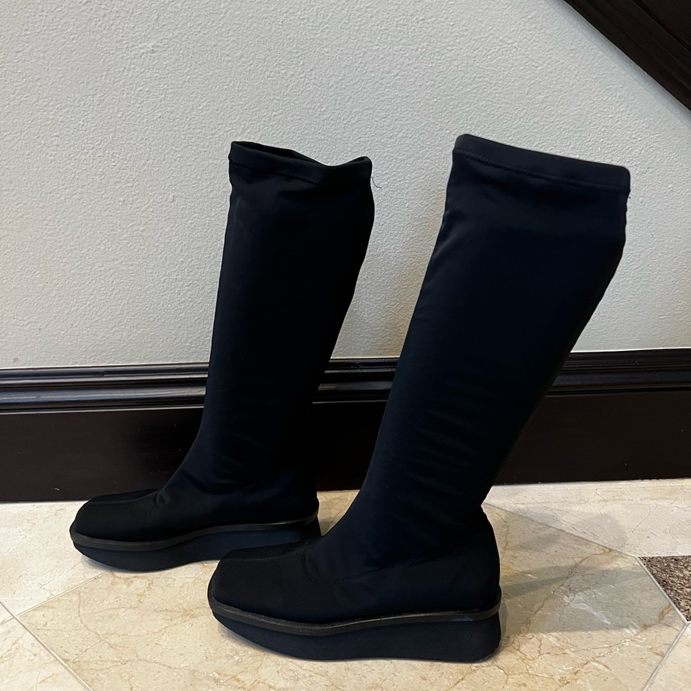 Black Tall Boot (Size 37)